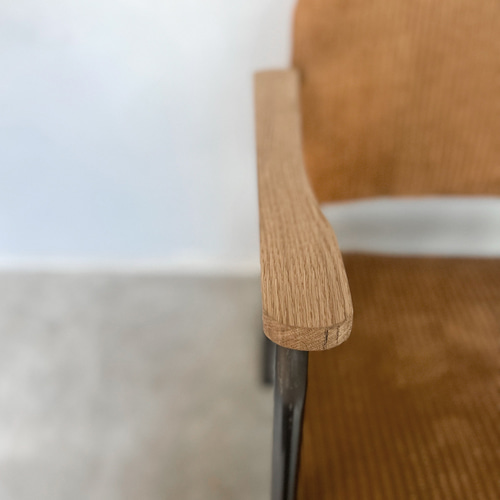 送料無料／[Y.T Chair]ダイニングチェア 本革 ラウンジ アイアン