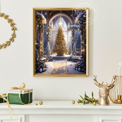 クリスマス 絵画 ボタニカルアート ツリー テクスチャーアート クリスマスツリー クリスマス 絵画 ボタニカルアート ツリー テクスチャーアート