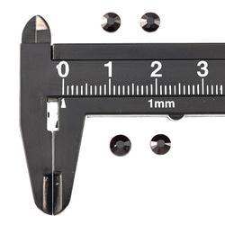 ラインストーン 5mm 黒 2000粒 丸 ネイル プラ製 3D デコ レジン ネイルアート ストーン BD3277 4枚目の画像