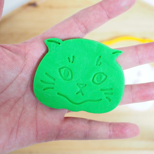 スコティッシュフォールド【お顔】3dプリンタークッキー型 クッキー型