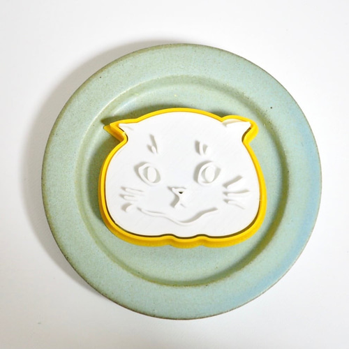 スコティッシュフォールド【お顔】3dプリンタークッキー型 クッキー型