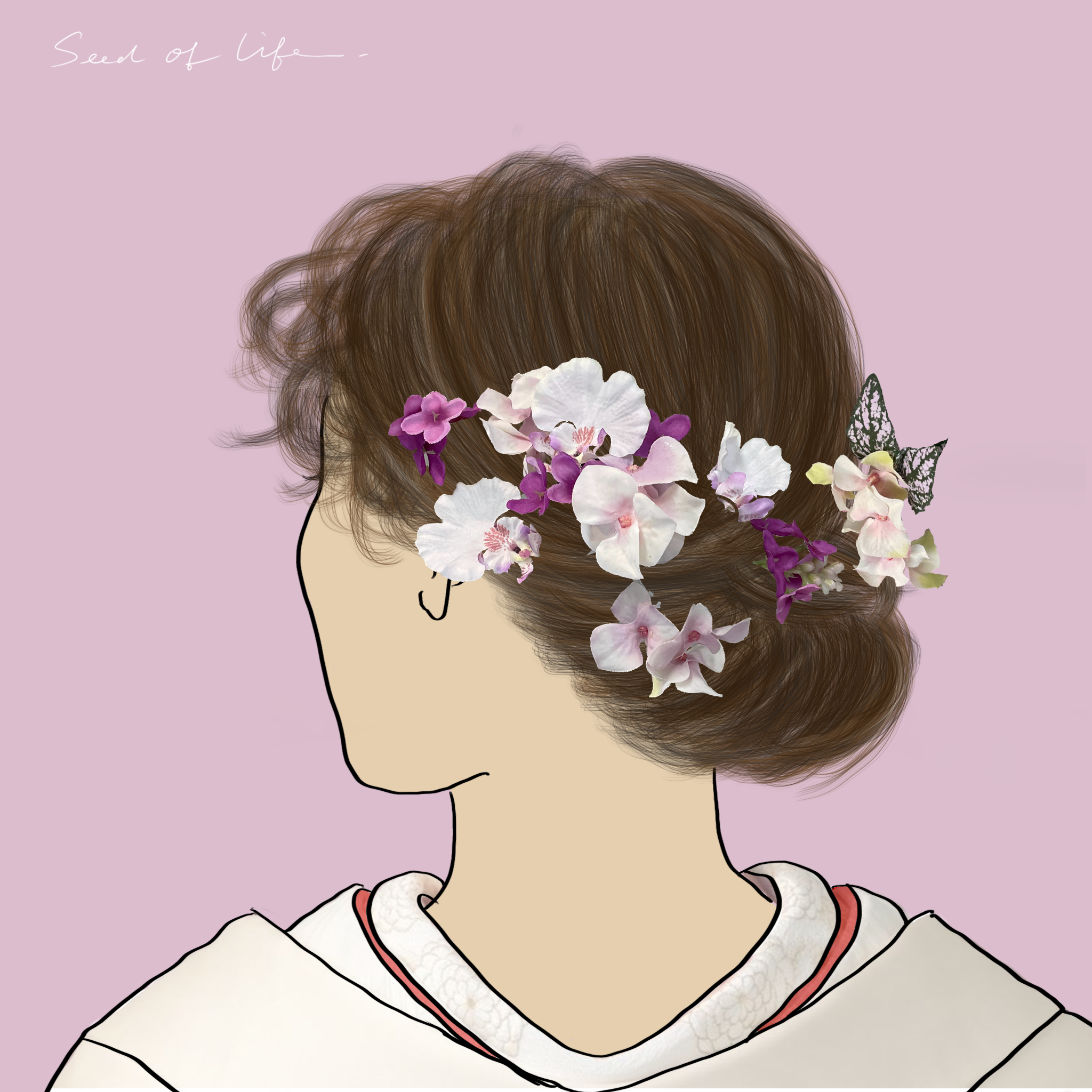 ❁和装用ヘッドドレス❁髪飾り【51109-w】