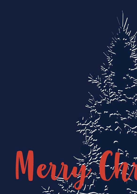 クリスマスツリー、クリスマスポスター、北欧デザイン、シンプル、ミニマルなインテリアに、大人のクリスマス。【C-0518】 10枚目の画像