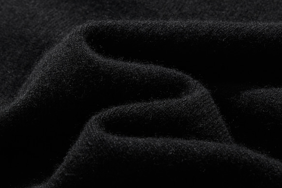 柔軟纖維打造極致舒適感 100% 羊絨高領針織品 黑色 231109-4 第10張的照片