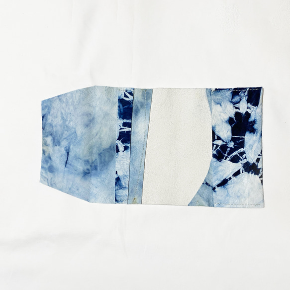 鹿皮×靛藍染色【書籍封面】白色ver. 第5張的照片