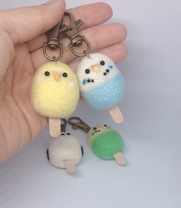 ことりのアイスバーキーホルダー♡ 4枚目の画像