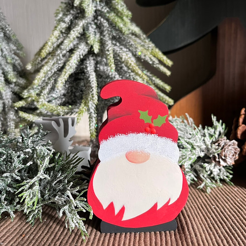 新作】北欧 クリスマス の可愛い ノーム オブジェ（小）【妖精