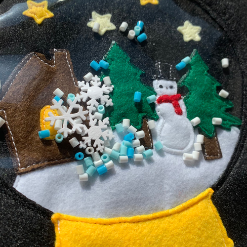 フェルト絵本⚪︎クリスマス⚪︎Xmas おもちゃ・人形 もこも工房