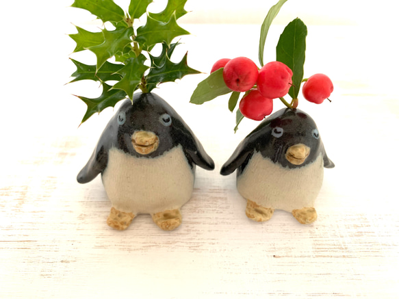 【クリスマスコフレ】ペンギンカップル 2枚目の画像