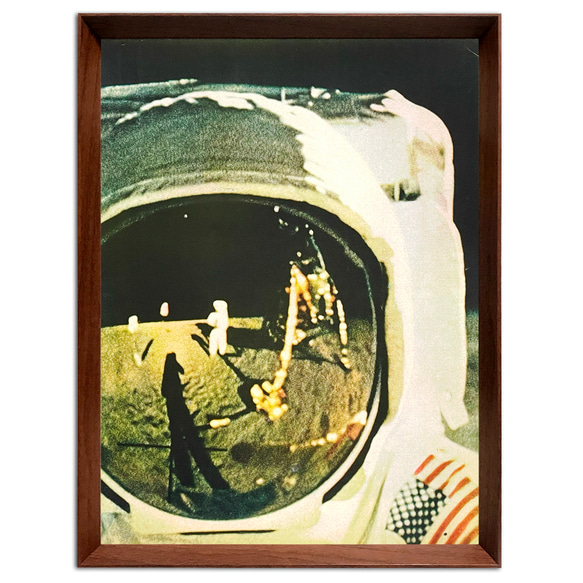 アポロ11号 アストロノーツ 1960年代 ビンテージ 写真 額付 ポスター 3枚目の画像
