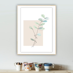 グラフィック・アートポスター life is good / 花 植物 自然 モダン ミニマル アート タイポグラフィ 6枚目の画像
