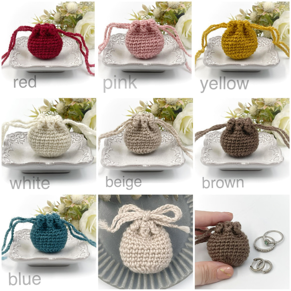 SALE☆コロンと筒形ミニ巾着/ 巾着袋 HanahanD 通販｜Creema(クリーマ  