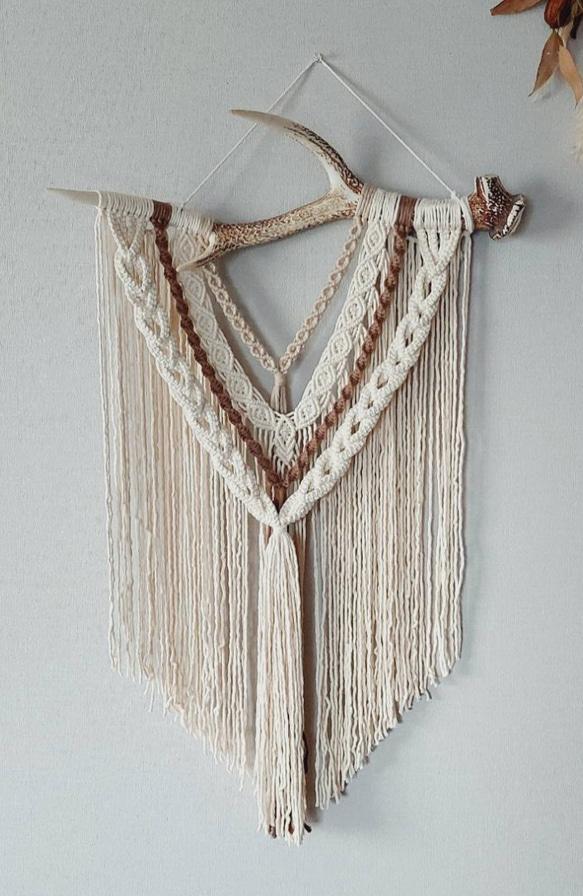鹿の角タペストリー BigSize タペストリー・壁掛け Sae.macrame 通販