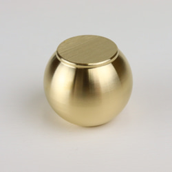 職人直送 真鍮 ペン立て ペンスタンド 鉛筆立て 1本用 おしゃれ ゴールド 丸型 6枚目の画像