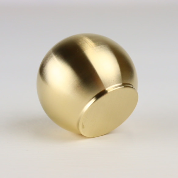 職人直送 真鍮 ペン立て ペンスタンド 鉛筆立て 1本用 おしゃれ ゴールド 丸型 5枚目の画像