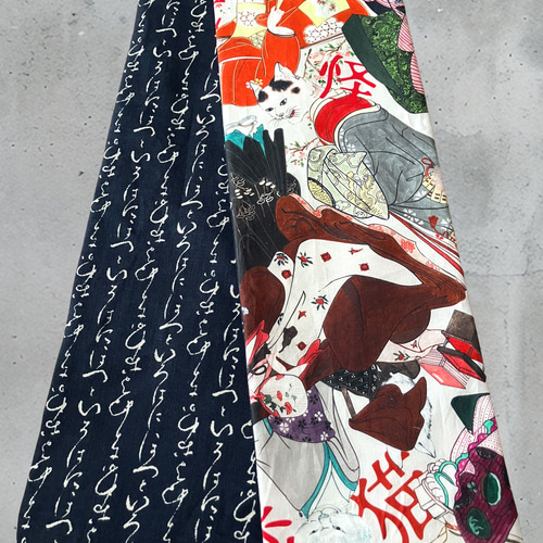 名古屋帯　妖怪猫　浮世絵猫　鳥獣戯画　和装　着物　ファブリック　猫柄　浴衣 Amazon.co.jp: 名古屋帯 妖怪猫 浮世絵猫 鳥獣戯画 和装 着物