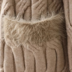 【秋冬の新作】 全3色 厚手セーターコート ミディアムニットカーディガン セータージャケット ゆったり  レディース 10枚目の画像