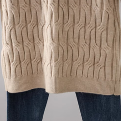 【秋冬の新作】 全3色 厚手セーターコート ミディアムニットカーディガン セータージャケット ゆったり  レディース 14枚目の画像