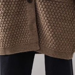 【秋冬の新作】 全4色 厚手セーターコート ミディアムニットカーディガン セータージャケット ゆったり  レディース 13枚目の画像