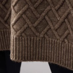 【秋冬の新作】 全4色 厚手セーターコート ミディアムニットカーディガン セータージャケット ゆったり  レディース 16枚目の画像