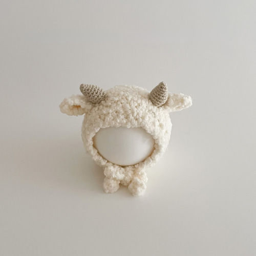 即納《 mokomoko✨ ヤギさんのお耳帽子 》子供服 / カジュアル / 出産