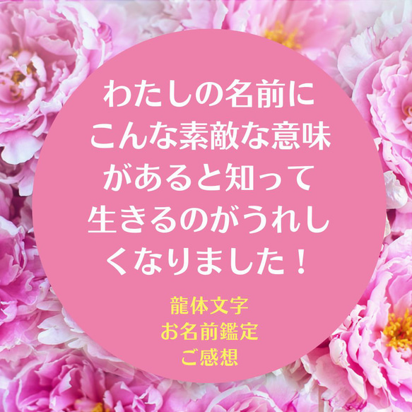 龍神様＆龍体文字あなたのお名前入り　手描きお守り　龍神様を味方に。2024年干支縁起【送料無料】 10枚目の画像