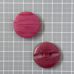 ボタン レトロ 円形 丸型 ピンク ワイン 27mm 6個セット ec-058 3枚目の画像