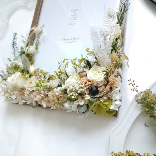 【ドライフラワー】【アレンジメント】ウェルカムスペース　ウェディング Amazon | ウェディング ウェルカムスペース ドライフラワー