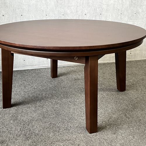 ちゃぶ台コタツ 80丸 500W ヒーター付き こたつ easy F style 通販