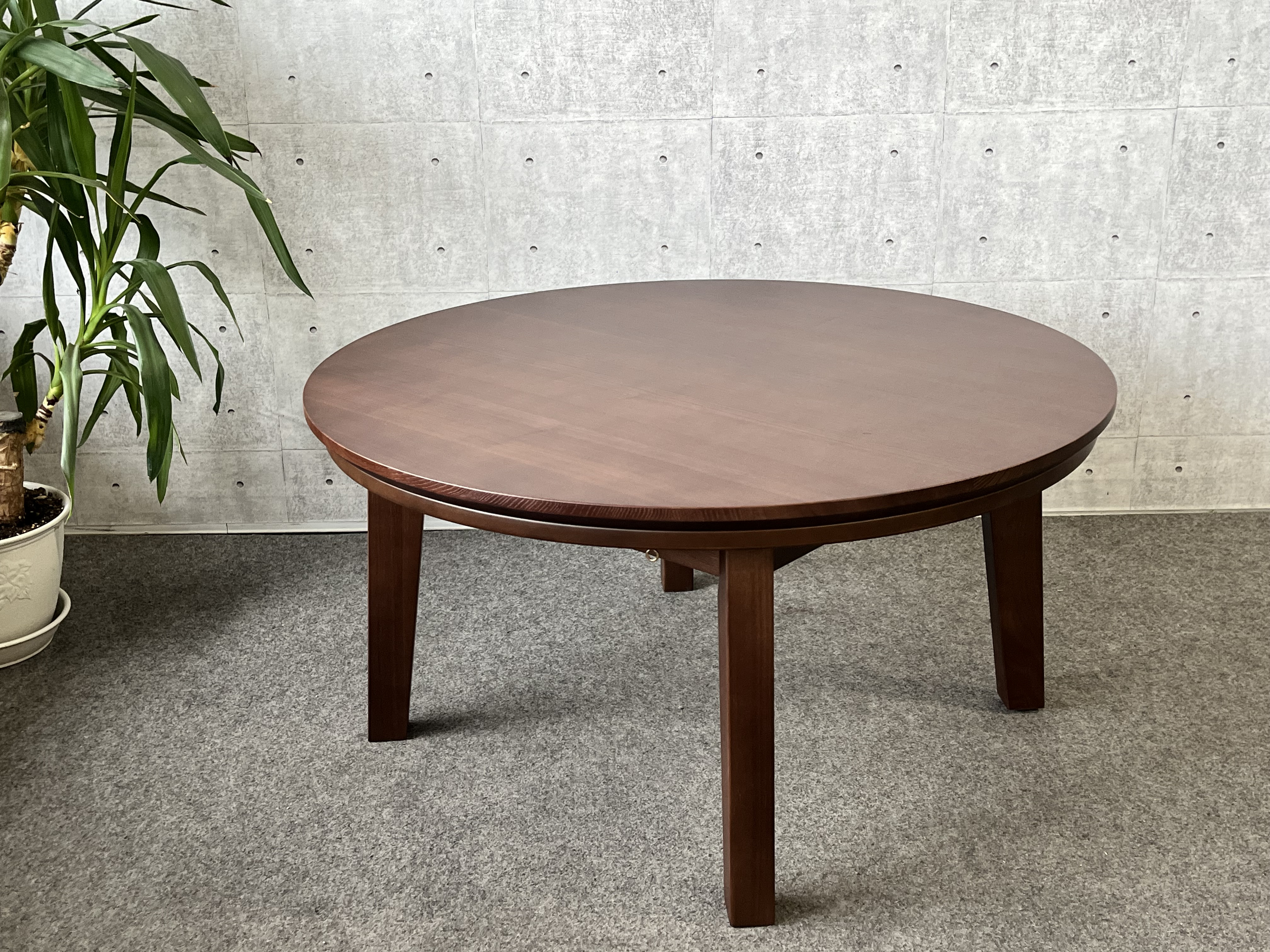 ちゃぶ台コタツ　80丸　500W ヒーター付き