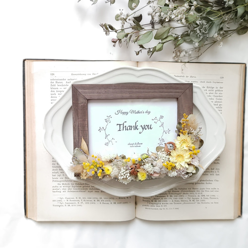 ラメフレーム】縦フレーム☆命名書☆フラワー命名書☆記念フォト