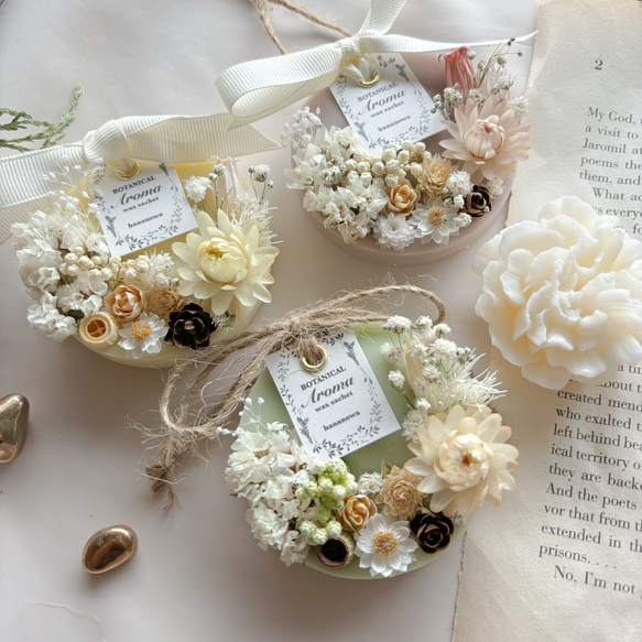 疲れた頭をリフレッシュ！新色登可愛いマカロンカラーにホワイト花材