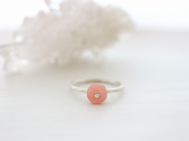 桜＊ロードクロサイト＊Silver Poing Ring＊シルバー950リング＊no.415