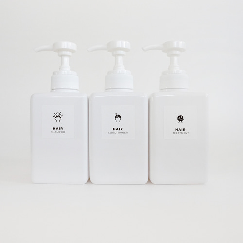 ラベル】シャンプー コンディショナー トリートメント ハンドソープ