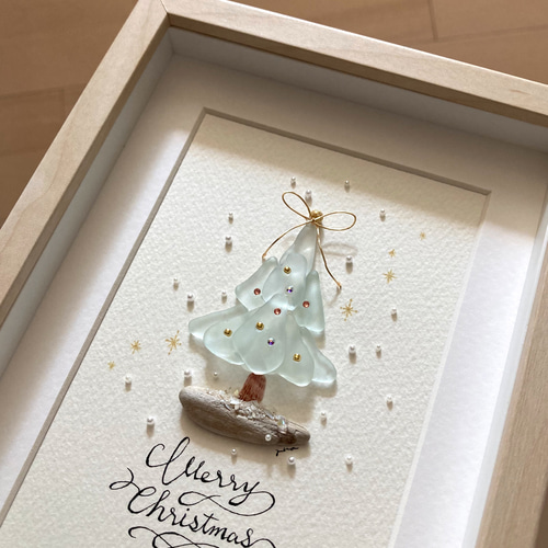 シーグラスアート『 Merry Christmas‧⁺ ⊹˚.～聖なる夜に～』 シーグラスアート『 Merry Christmas‧⁺ ⊹˚.～聖なる夜に～』