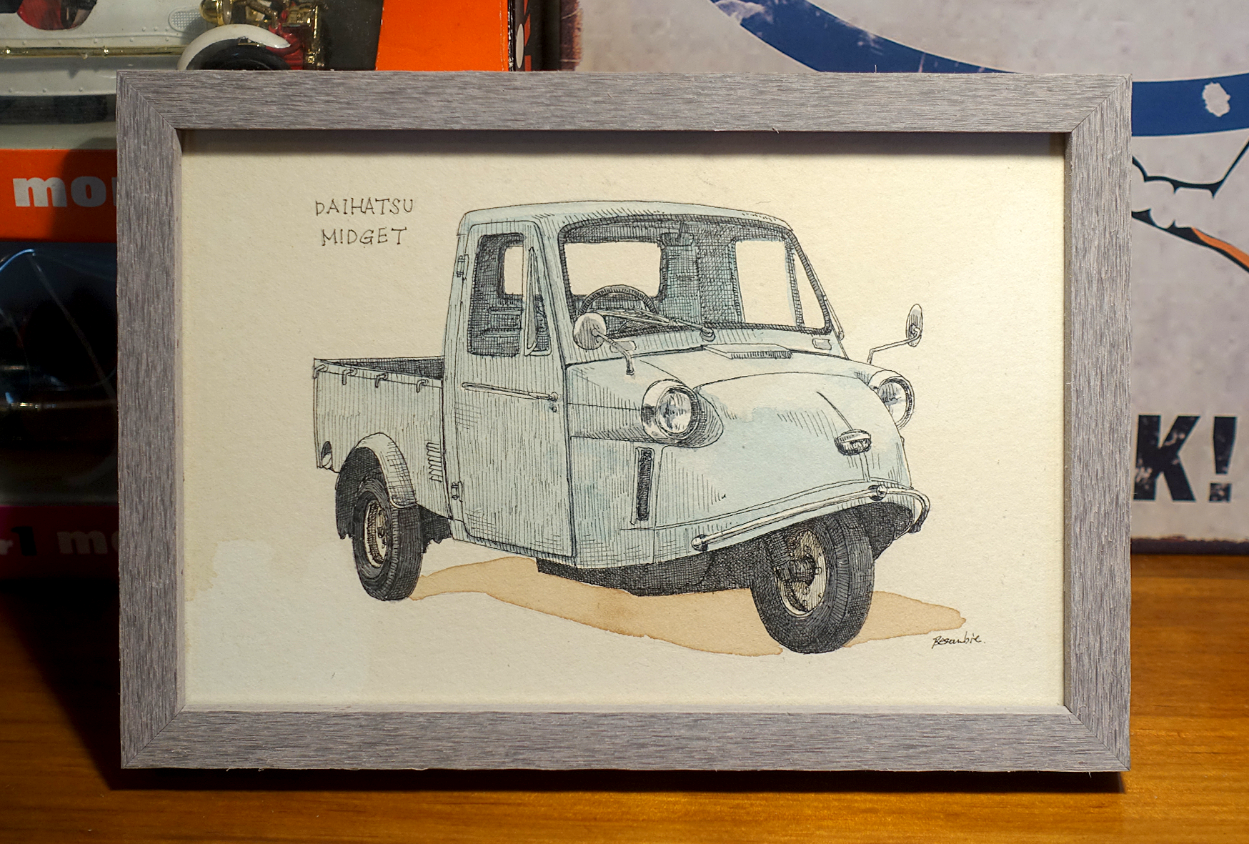[原画] DAIHATSU MIDGET