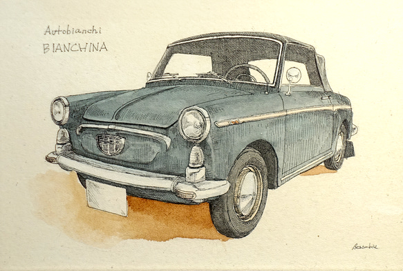 [原画] AUTOBIANCHI BIANCHINA 3枚目の画像