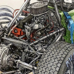 [額装原画] MERLYN Mk17 4枚目の画像