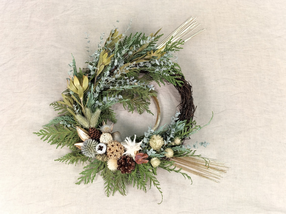 2WAYハーフリース＃4/クリスマスにも。正月飾りにも。春節にも