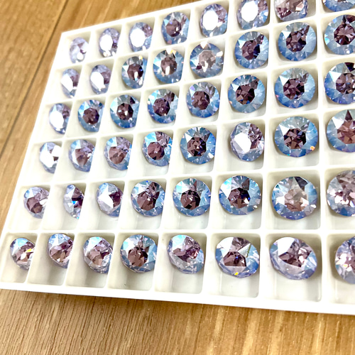 12粒】特注品 スワロフスキー チャトン 1088 ss39 バイオレット