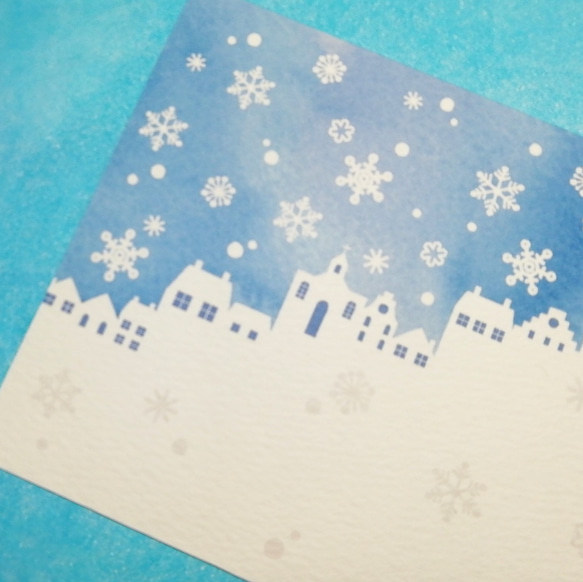 雪降る街のポストカード 4枚目の画像