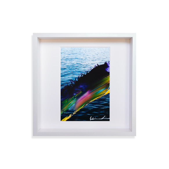 [保持清醒 (A-#58)] 牆壁藝術海洋室內藝術波浪藍色 第1張的照片