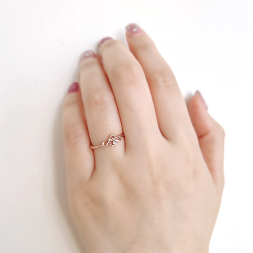 k10ピンクゴールド リボンリング 13号 512093.jpg