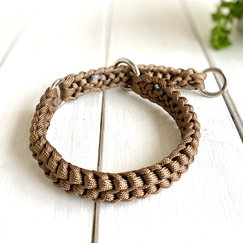 受注制作 パラコード首輪 小型犬 リード・首輪 M IYA 通販 16826236