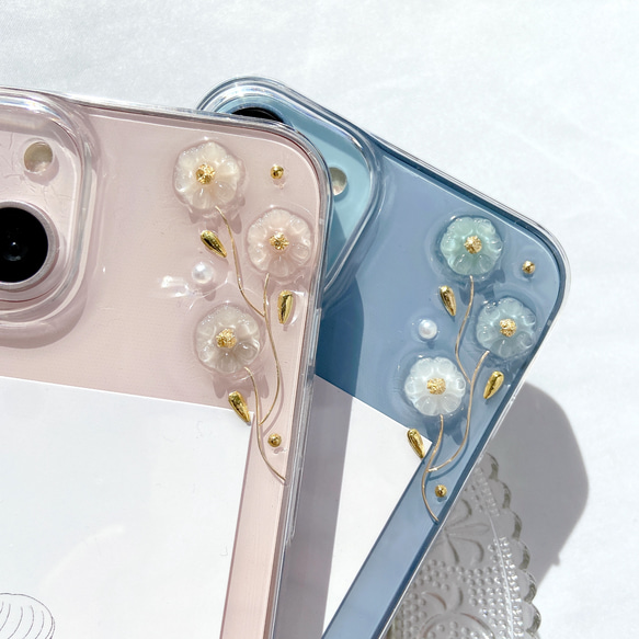 YN-so10,【flowerline】,iPhoneケース　全機種対応 iPhone15 iPhone14, 12枚目の画像