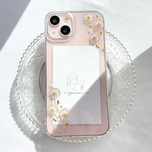 YN-so10,【flowerline】,iPhoneケース　全機種対応 iPhone15 iPhone14, 14枚目の画像