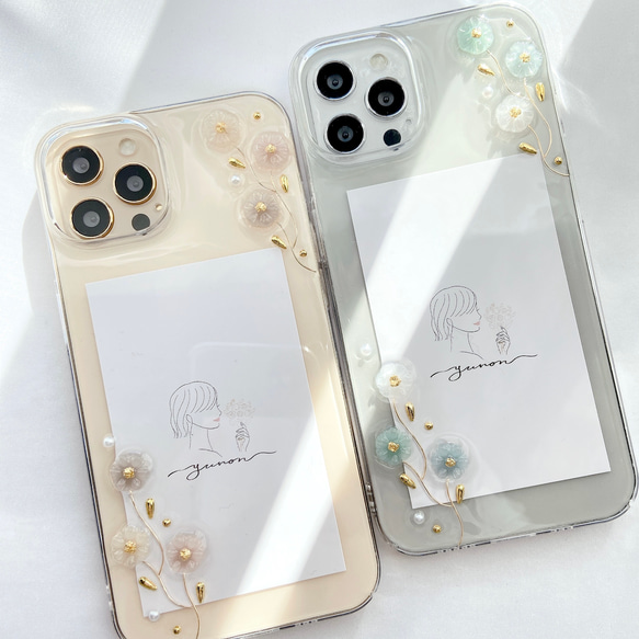 YN-so10,【flowerline】,iPhoneケース　全機種対応 iPhone15 iPhone14, 16枚目の画像