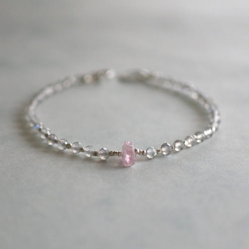 桃色の雲 オーダー グランディディエライト カレンシルバー ブレスレット 桃色の雲 オーダー グランディディエライト カレンシルバー