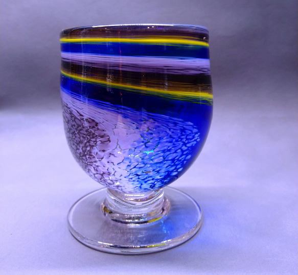 脚付きワイングラス Spiral Stemware Drinking Glass 2枚目の画像