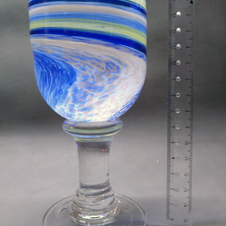 脚付きワイングラス大型 Tall Spiral Stemware Wine Glass 7枚目の画像